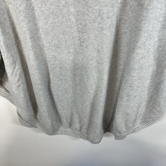 Cabi Women’s Cowl Neck Gray Poncho Sweater With Kangaroo Pouch Size XS Oversized - Picture 11 of 11